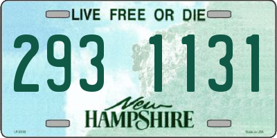 NH license plate 2931131