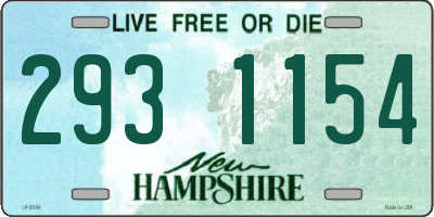 NH license plate 2931154