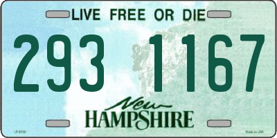 NH license plate 2931167