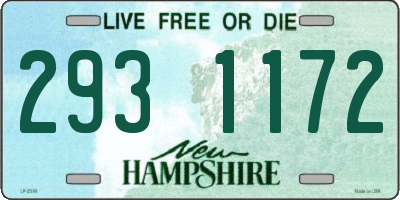 NH license plate 2931172