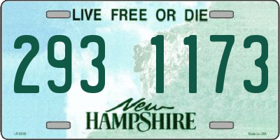 NH license plate 2931173
