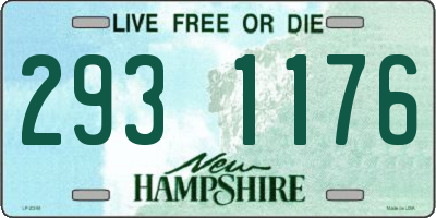 NH license plate 2931176