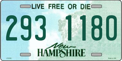 NH license plate 2931180