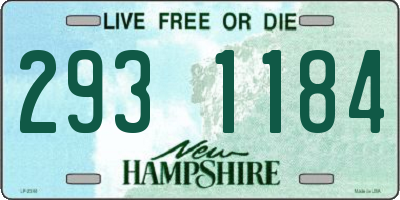NH license plate 2931184