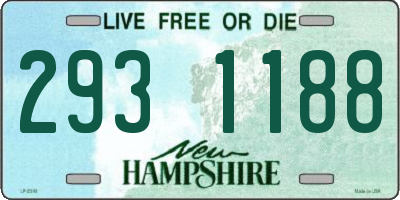 NH license plate 2931188
