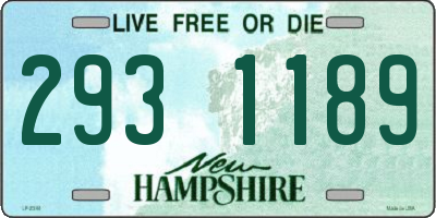 NH license plate 2931189