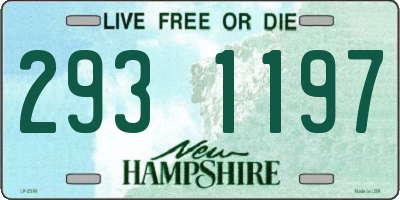 NH license plate 2931197