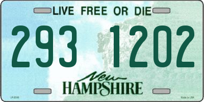NH license plate 2931202