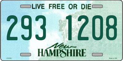 NH license plate 2931208