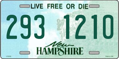 NH license plate 2931210