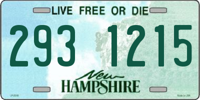NH license plate 2931215
