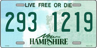 NH license plate 2931219