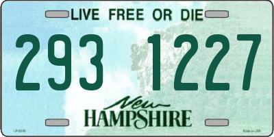NH license plate 2931227