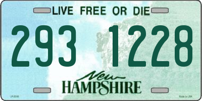 NH license plate 2931228