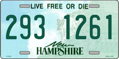 NH license plate 2931261
