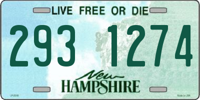 NH license plate 2931274