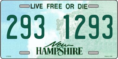 NH license plate 2931293
