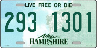 NH license plate 2931301