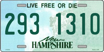 NH license plate 2931310