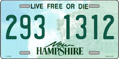 NH license plate 2931312