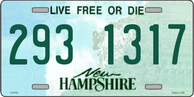 NH license plate 2931317