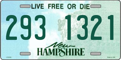 NH license plate 2931321