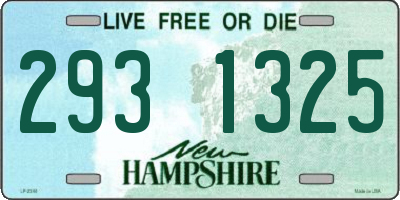 NH license plate 2931325