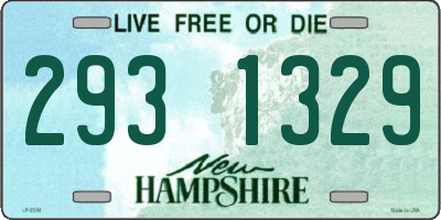 NH license plate 2931329