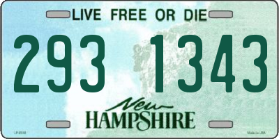 NH license plate 2931343