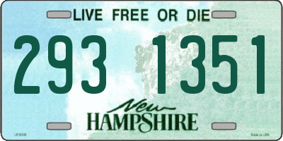 NH license plate 2931351