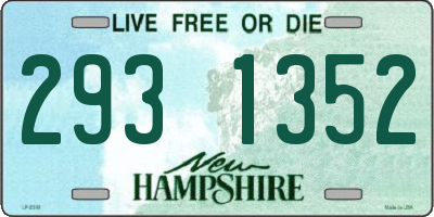 NH license plate 2931352