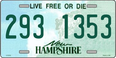 NH license plate 2931353
