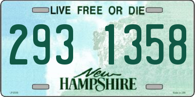 NH license plate 2931358