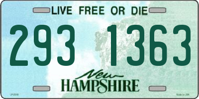 NH license plate 2931363