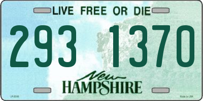 NH license plate 2931370