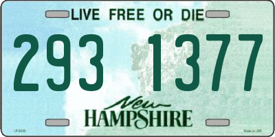 NH license plate 2931377
