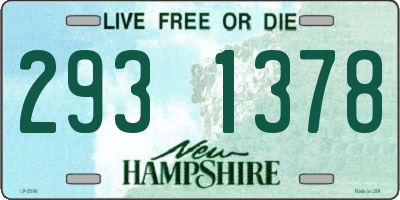 NH license plate 2931378