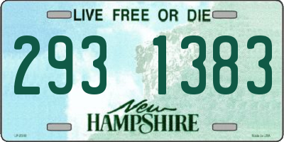 NH license plate 2931383