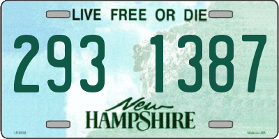 NH license plate 2931387