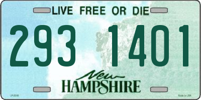 NH license plate 2931401