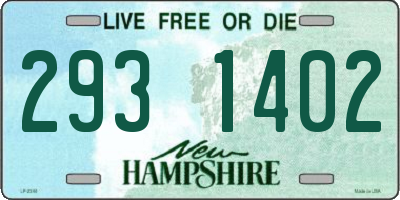 NH license plate 2931402