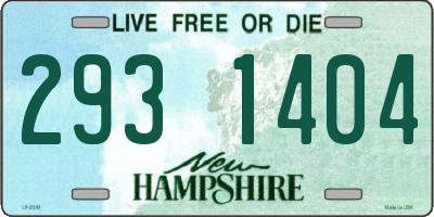 NH license plate 2931404