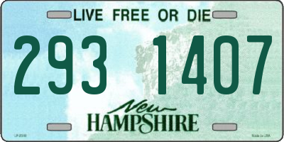 NH license plate 2931407
