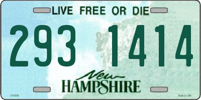 NH license plate 2931414