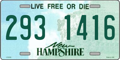 NH license plate 2931416
