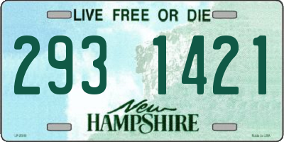 NH license plate 2931421
