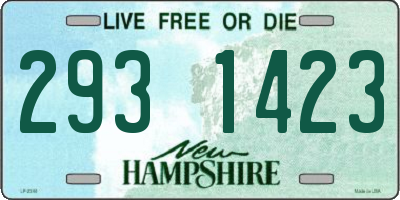NH license plate 2931423