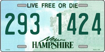 NH license plate 2931424