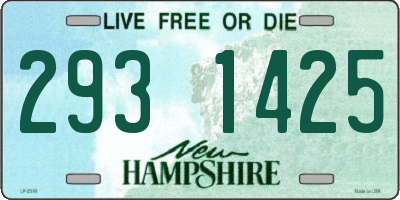NH license plate 2931425