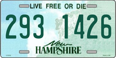 NH license plate 2931426